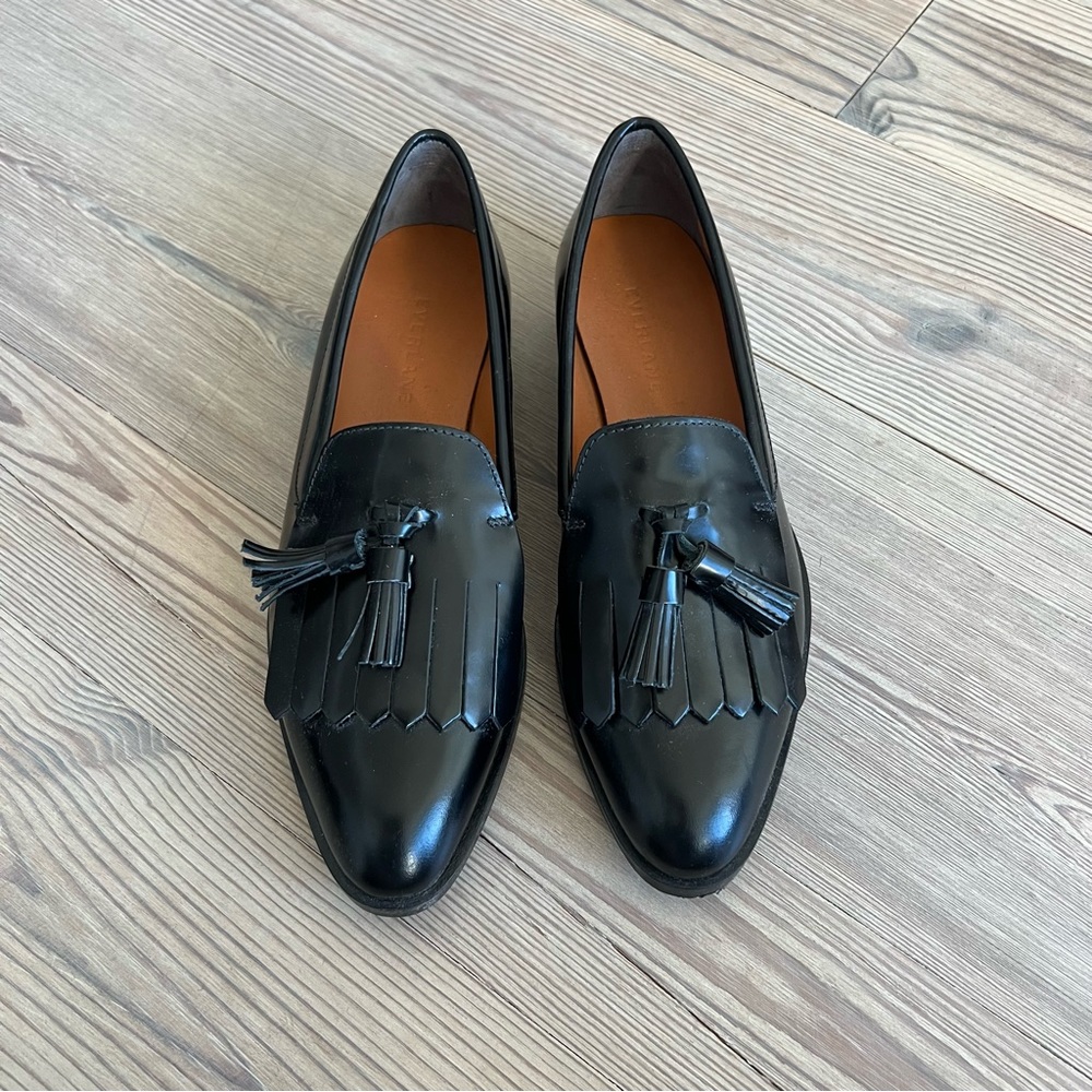 Modern Tassel Loafer from Everlane Italian leather, never worn